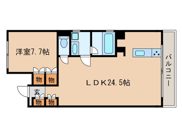 VISCONTI覚王山(202)の物件間取画像